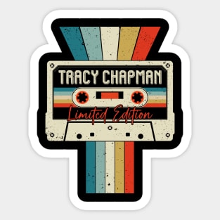 Graphic Tracy Chapman Proud Name Cassette Tape Vintage Birthday Gifts Sticker